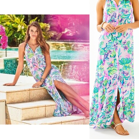 Lilly Pulitzer Dresses & Skirts - new no tag Lilly Pulitzer LULIANA MAXI DRESS